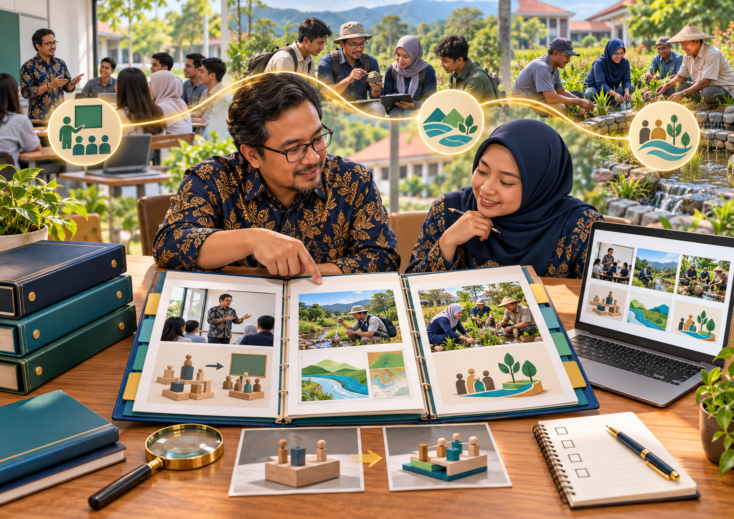 Portofolio Akademik yang Menunjukkan Perkembangan